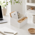 Nordic Bamboo Desk Organizer