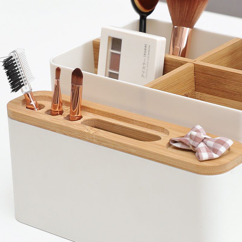 Nordic Bamboo Desk Organizer