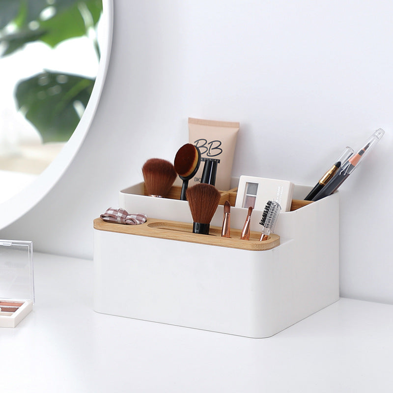 Nordic Bamboo Desk Organizer